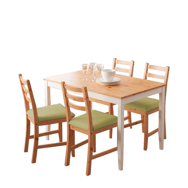 JUEGO DE COMEDOR HOME PREMIUM DENVER 4 SILLAS