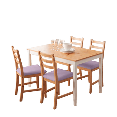 JUEGO DE COMEDOR HOME PREMIUM DENVER 4 SILLAS