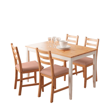 JUEGO DE COMEDOR HOME PREMIUM DENVER 4 SILLAS