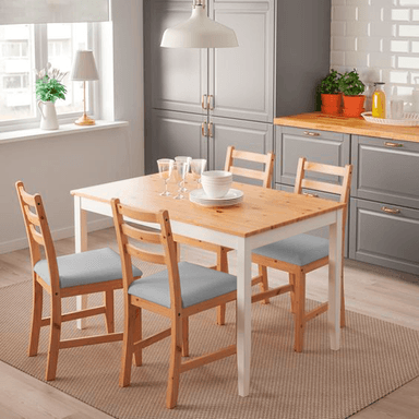 JUEGO DE COMEDOR HOME PREMIUM DENVER 4 SILLAS