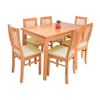 JUEGO DE COMEDOR HOME PREMIUM VILMA 6 SILLAS