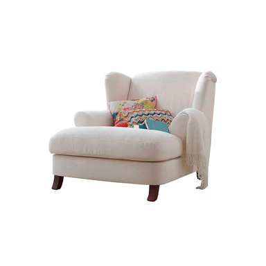 SILLÓN HOME PREMIUM BRANDY PLATA