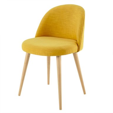 SILLA HOME PREMIUM MERY AMARILLO VINTAGE