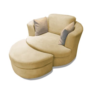 SOFA + BANQUETA HOME PREMIUM BEIGE LUNA