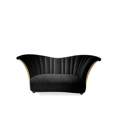 SOFA HOME PREMIUM MALEFICA 2 CUERPOS NEGRO