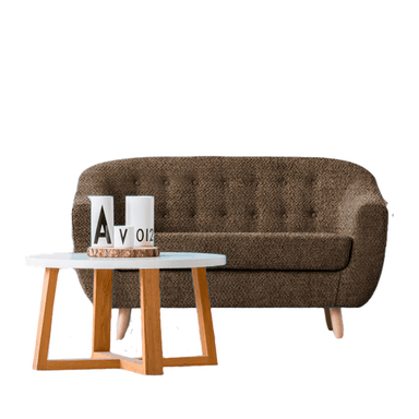 SOFA HOME PREMIUM COCO 2 CUERPOS MARRÓN