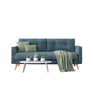 SOFA HOME PREMIUM BURCU 2 CUERPOS COBALTO