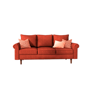 SOFA HOME PREMIUM VIRGINIA 3 CUERPOS OCRE