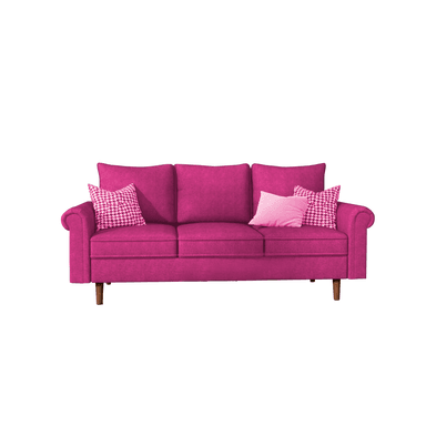 SOFA HOME PREMIUM VIRGINIA 3 CUERPOS FUCSIA