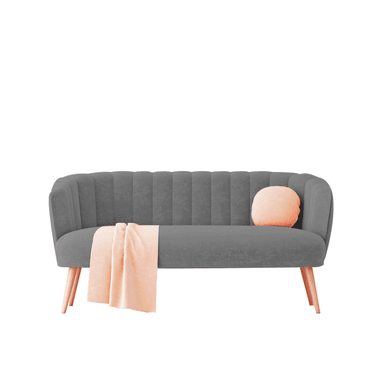 SOFA HOME PREMIUM MOIRA 2 CUERPOS GRIS