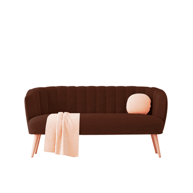 SOFA HOME PREMIUM MOIRA 2 CUERPOS CHOCOLATE