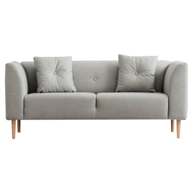 SOFA HOME PREMIUM RORY 2 CUERPOS GRIS