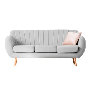 SOFA HOME PREMIUM LIAND 3 CUERPOS GRIS