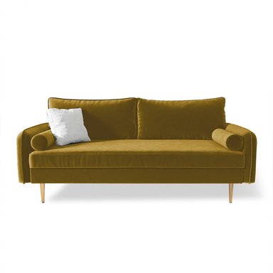 SOFA HOME PREMIUM FINLAND 3 CUERPOS MOSTAZA
