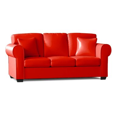 SOFA HOME PREMIUM LULI 3 CUERPOS ROJO