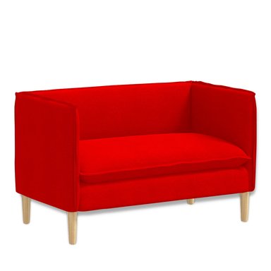 SOFA HOME PREMIUM RAUD 2 CUERPOS ROJO