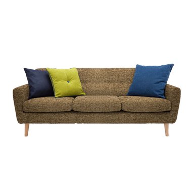 SOFA HOME PREMIUM DAILA 3 CUERPOS MARRÓN CLARO