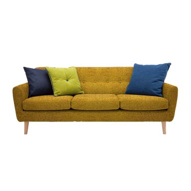SOFA HOME PREMIUM DAILA 3 CUERPOS MOSTAZA