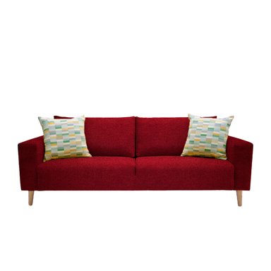 SOFA HOME PREMIUM PACIFICUS 3 CUERPOS ROJO