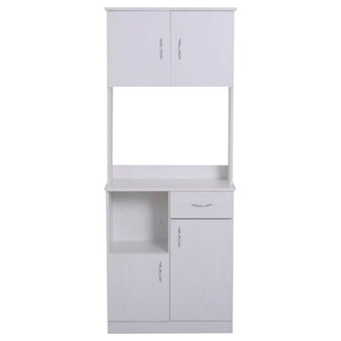 MUEBLE DE COCINA HOME PREMIUM LIA 2 REPISAS 1 CAJÓN MELAMINE BLANCO