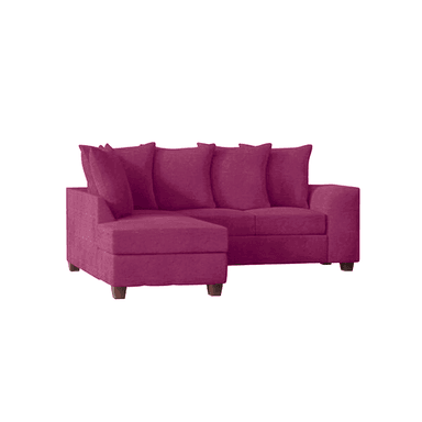 SECCIONAL HOME PREMIUM FUCSIA ANNY IZQUIERDO