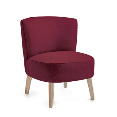 BUTACA HOME PREMIUM LULU GUINDA