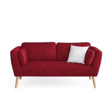 SOFA HOME PREMIUM SONRISE 2 CUERPOS ROJO