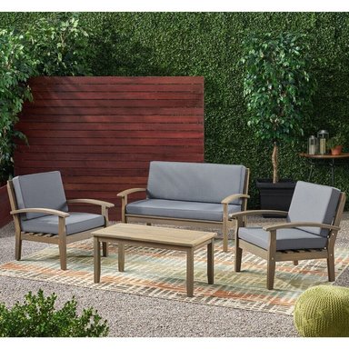 JUEGO DE SALA TERRAZA/JARDIN HOME PREMIUM PALOMA 2 1 1 + MESA CENTRO