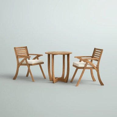 JUEGO COMEDOR TERRAZA JARDIN HOME PREMIUM MUIRE 2 SILLAS BEIGE