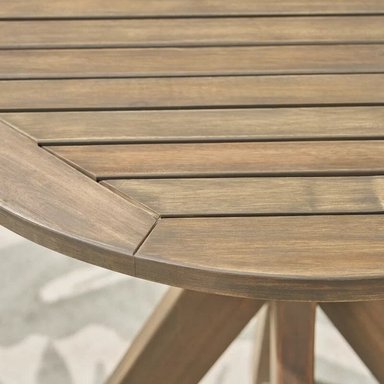 JUEGO COMEDOR TERRAZA JARDIN HOME PREMIUM TANIT 2 SILLAS NATURAL - 6