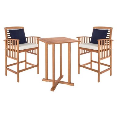JUEGO COMEDOR TERRAZA JARDIN HOME PREMIUM FRIDA 2 SILLAS BEIGE