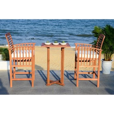 JUEGO COMEDOR TERRAZA JARDIN HOME PREMIUM FRIDA 2 SILLAS BEIGE - 2