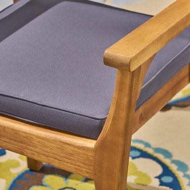 JUEGO COMEDOR TERRAZA JARDIN HOME PREMIUM COSME 2 SILLAS GRIS - 4