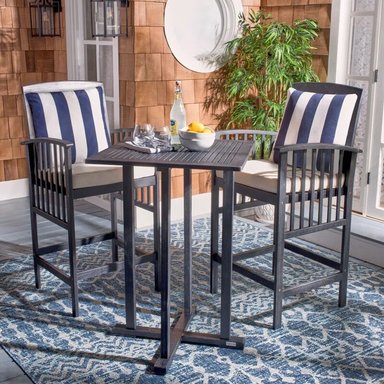 JUEGO COMEDOR TERRAZA JARDIN HOME PREMIUM FRIDA 2 SILLAS BLANCO - 3