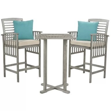 JUEGO COMEDOR TERRAZA JARDIN HOME PREMIUM FRIDA 2 SILLAS IVORY