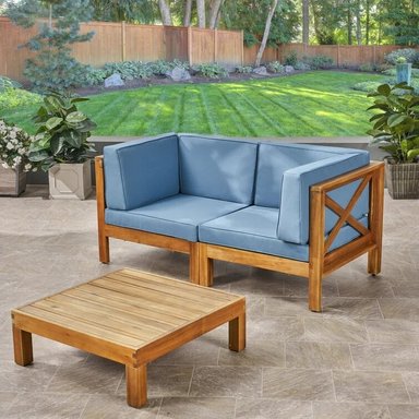 SET SOFA HOME PREMIUM KANG GRIS + MESA CENTRO TERRAZA JARDIN 2 CUERPOS - 2