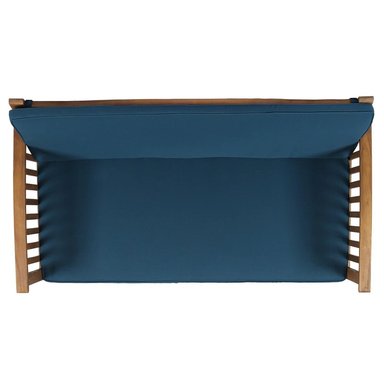 SOFA TERRAZA JARDIN HOME PREMIUM MARIM 2 CUERPOS COBALTO - 2