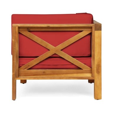 SET SOFA HOME PREMIUM KANG ROJO + MESA CENTRO TERRAZA JARDIN 2 CUERPOS - 4