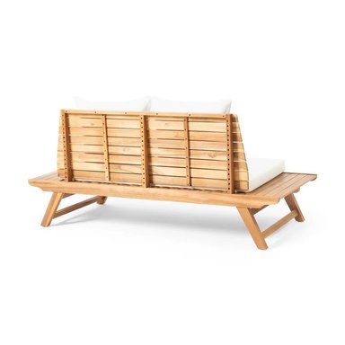 SOFA TERRAZA JARDIN HOME PREMIUM THEON 2 CUERPOS BLANCO - 3