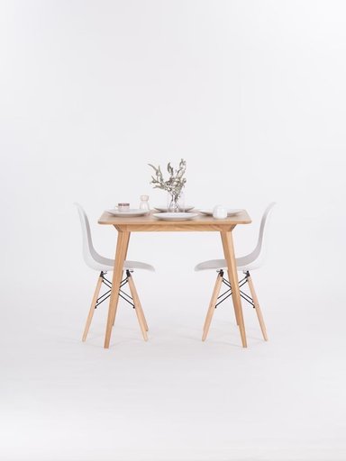 JUEGO COMEDOR HOME PREMIUM ARSENIO 4 SILLAS BLANCO - 3