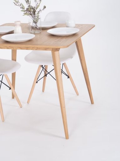 JUEGO COMEDOR HOME PREMIUM ARSENIO 4 SILLAS BLANCO - 4