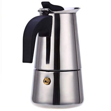 CAFETERA ITALIANA 9 TAZAS ESPRESSO MAKER CAF-9CUP ACERO INOXIDABLE - 3