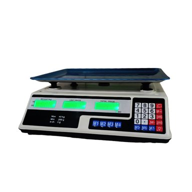BALANZA DIGITAL BODEGUERA 40 KG DOBLE PANTALLA COMPUTING SCALE