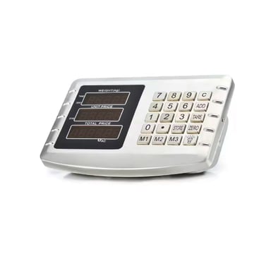 BALANZA INDUSTRIAL 300 KG CON PLATAFORMA TCS-300K TECLADO DE ACERO - 2