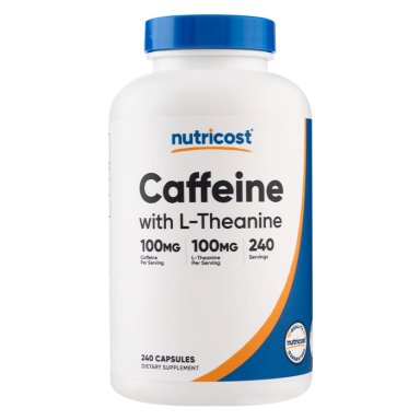 CAFEINA CON L TEANINA - NUTRICOST - 120 CÁPSULAS