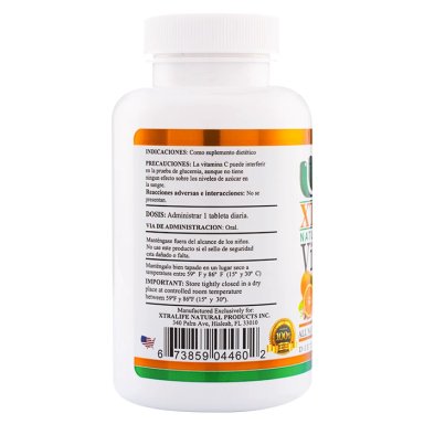 VITAMINA C - XTRALIFE - 100 TABLETAS - 2