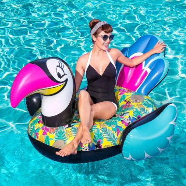 BESTWAY FLOTADOR FASHION TUCÁN DISNEY MINNIE MOUSE 207X150CM - 3