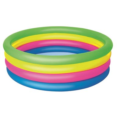 BESTWAY PISCINA DE 4 ANILLOS DE COLORES 522L