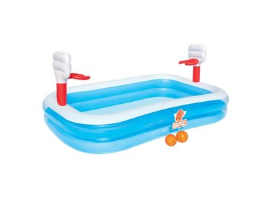 BESTWAY PISCINA INTERACTIVA DE BÁSQUET INFLABLE 636 LITROS