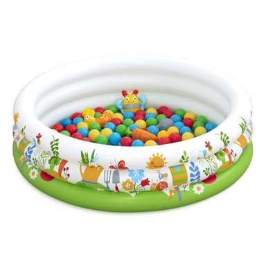 PISCINA INFLABLE BESTWAY SORPRESA INTERGALACTICA INCLUYE 50 PELOTAS MULTICOLOR 52466 25 X 102 CM